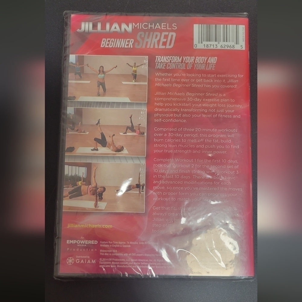 Jillian Michaels Set of 3 Workout Videos - Picture 6 of 8